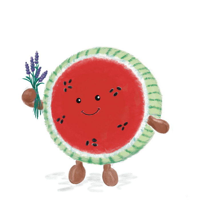 Watermelon by Warmies® Hug Me, Warm or Cool Plush