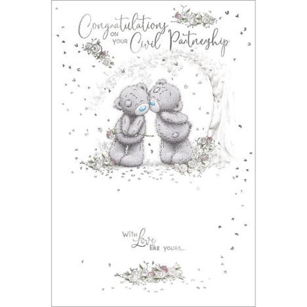 Congratulations on your Civil Partnership - Greeting Card Cute Me To You Tatty Teddy