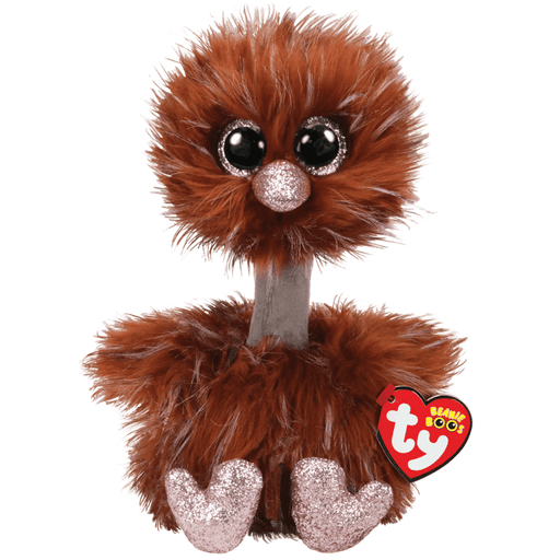 Ty Beanie Boos Medium - Orson the Brown Ostrich