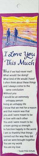 Me to You 'I Love You This Much' Bookmark