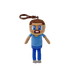 Ty Key Clip - Steve (Minecraft) soft toy - front