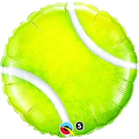 Tennis Ball Foil Balloon (Optional Helium Inflation)