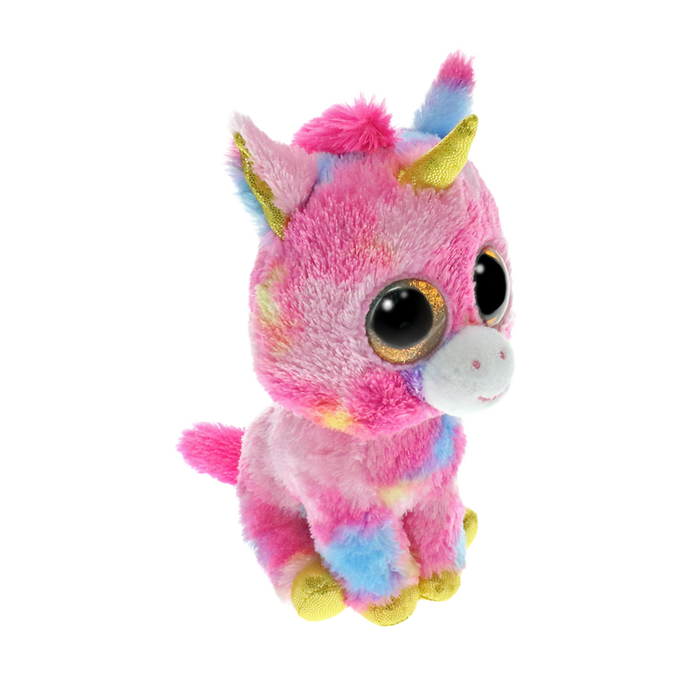 Ty Beanie Boos Regular - Fantasia the Unicorn soft toy - other side