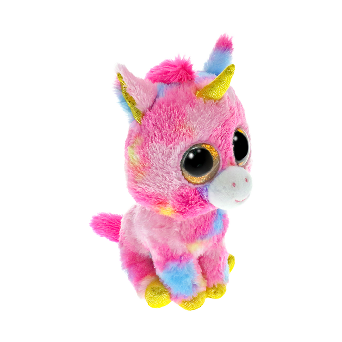 Ty Beanie Boos Regular - Fantasia the Unicorn soft toy - side