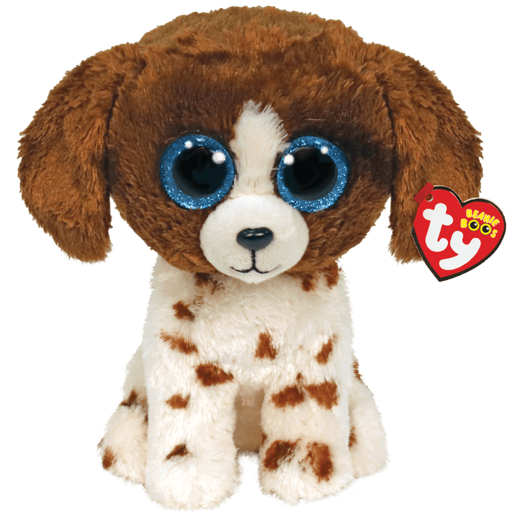 Ty Beanie Boos Regular - Muddles the Dog
