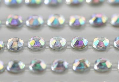 Craft Stickers 3mm 418 gems Iridescent No.42