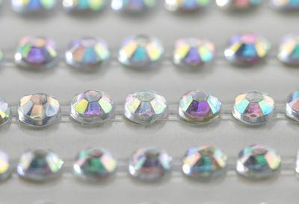 Craft Stickers 3mm 418 gems Iridescent No.42