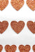 Craft Stickers Glitter Hearts Assortment Rose Gold No.87