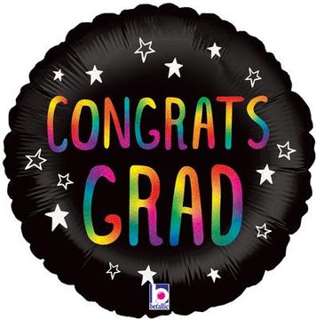 Congrats Grad Foil Balloon (Optional Helium Inflation)