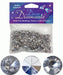 Décor Diamanté™ 6mm 28g bag, Silver (Clear with mirrored back)