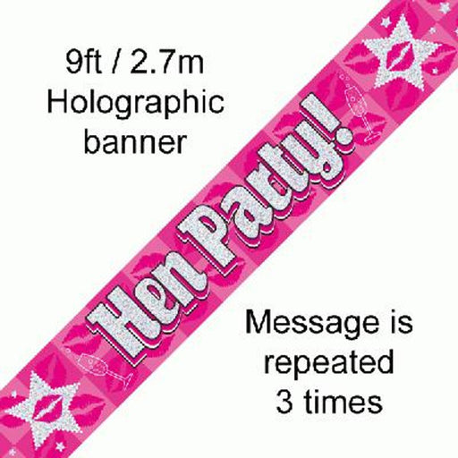 9ft Banner Hen Party!