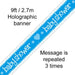 9ft Banner Baby Shower Blue