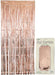 Foil Door Curtain 0.90m x 2.40m Metallic Rose Gold