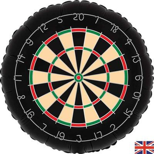 Dartboard Metallic 30" Foil Balloon (Optional Helium Inflation)
