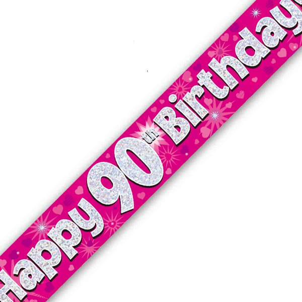 Banner 90 pink