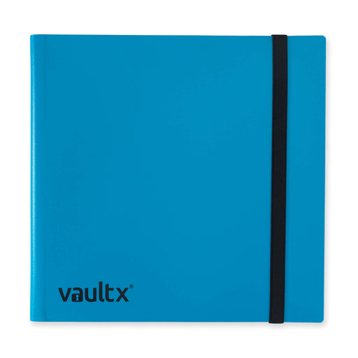 12-Pocket Strap Binder - Blue