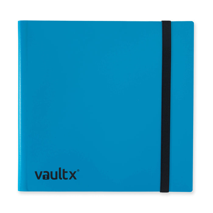 12-Pocket Strap Binder - Blue