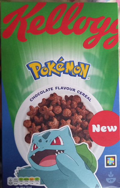 Kellogg's Pokémon Bulbasaur Chocolate Flavour Breakfast Cereal 350g