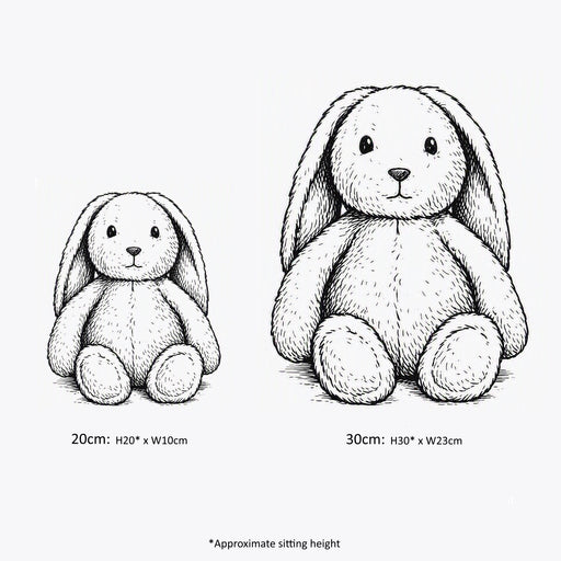 GOSH! Blue Bunny soft plush toy