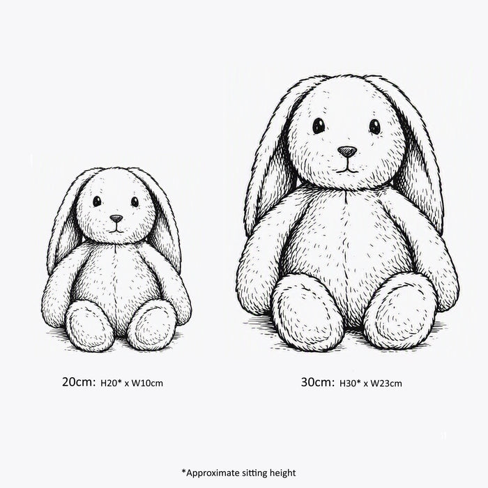 GOSH! Blue Bunny soft plush toy