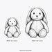 GOSH! Blue Bunny soft plush toy