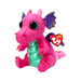 Ty Beanie Boos Regular - Spitfire the Dragon soft toy - side