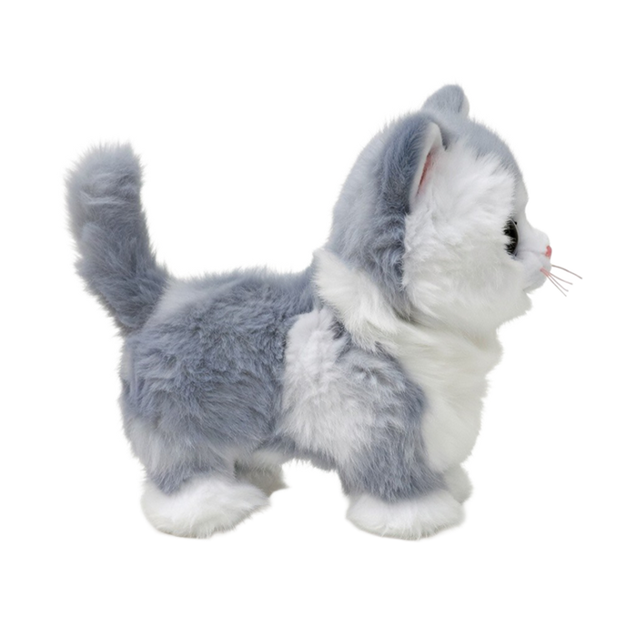 Ty Beanie Boos Regular - Furley the Grey & White Cat