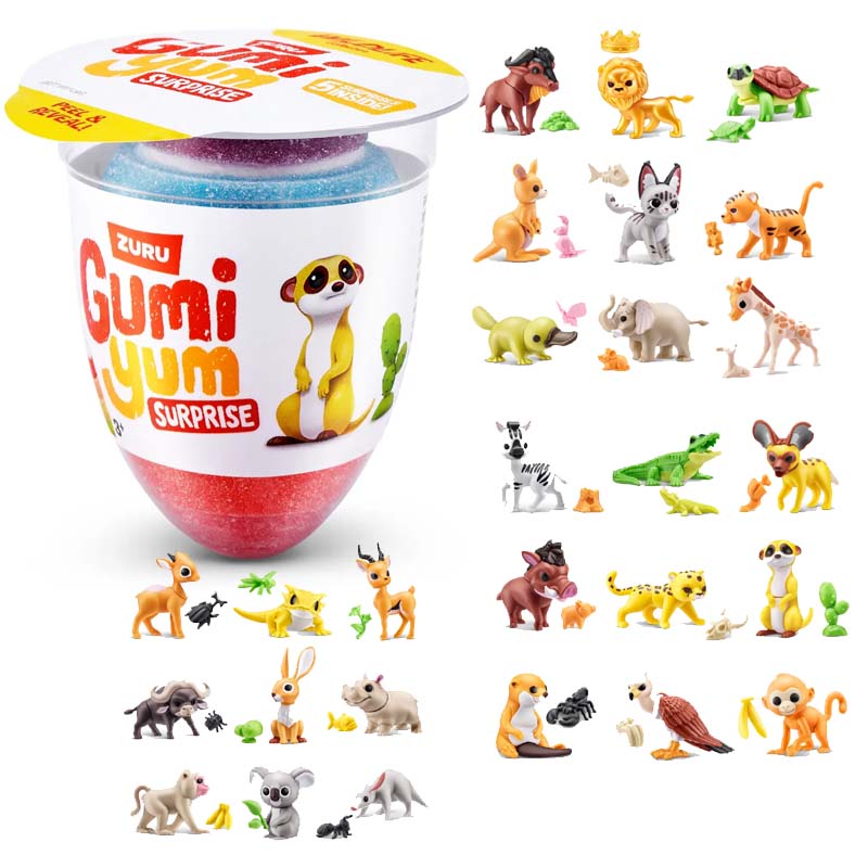 Zuru Gumi Yum Surprise Wildlife 22g