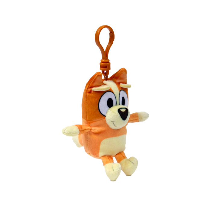 Ty Key Clip - Bingo (Bluey) soft toy - left side
