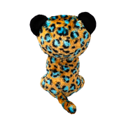 Ty Beanie Boos Regular - Cobalt the Leopard soft toy - side