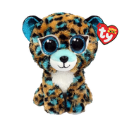 Ty Beanie Boos Regular - Cobalt the Leopard soft toy