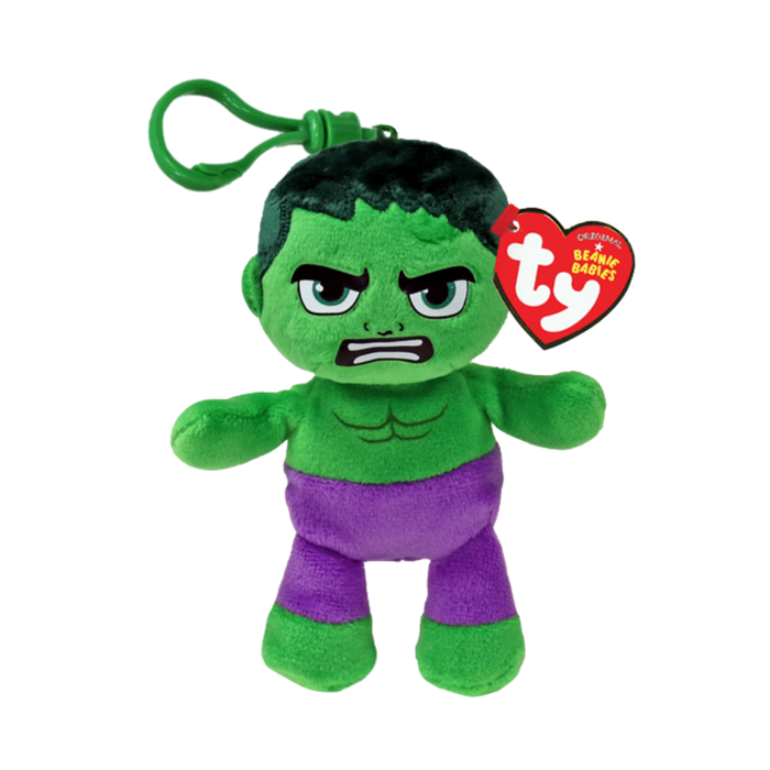 Ty Key Clip - Hulk (Marvel) soft toy
