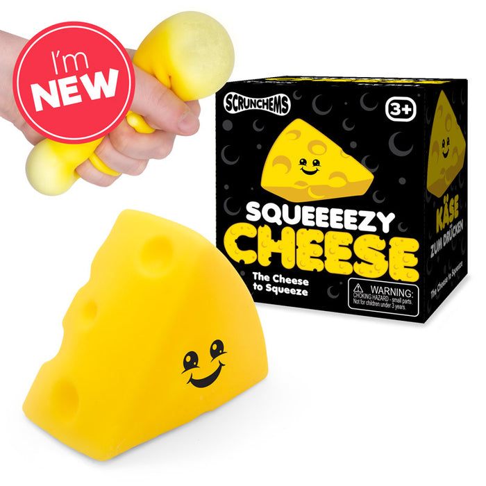 Scrunchems Squeeezy Cheese - Sensory Toy