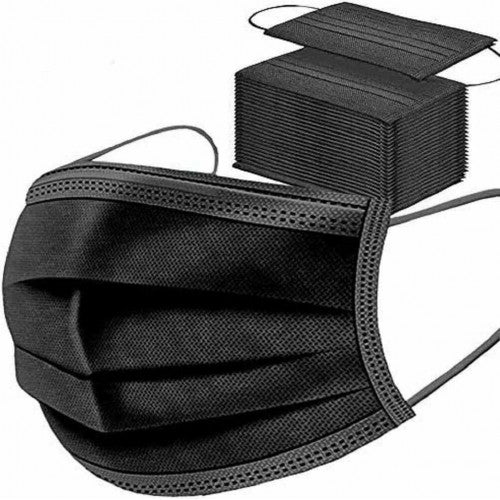 Disposable Face Mask - Pack of 25 - Black
