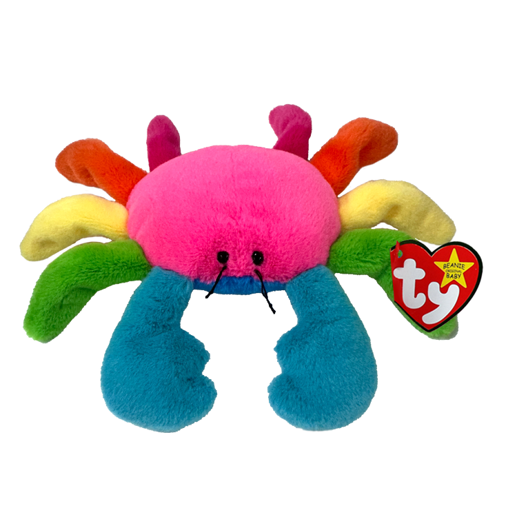 Ty Beanie Babies Regular - Scuttle the Rainbow Crab