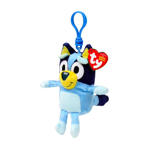 Ty Key Clip - Bluey soft toy - left side