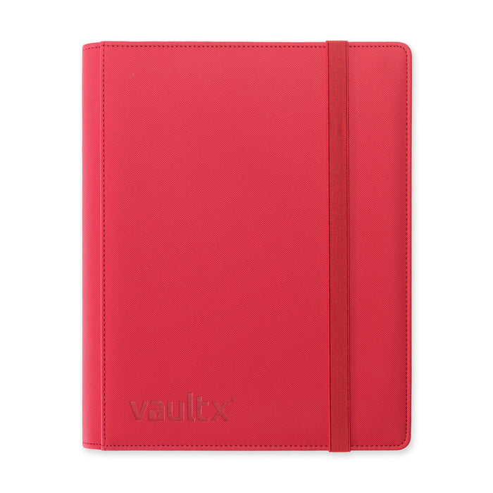 9-Pocket Exo-Tec Strap Binder - Fire Red