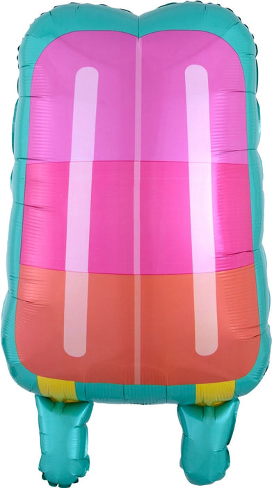 Just Chillin' Popsicle SuperShape Helium Balloon 30" (Optional Helium Inflation)