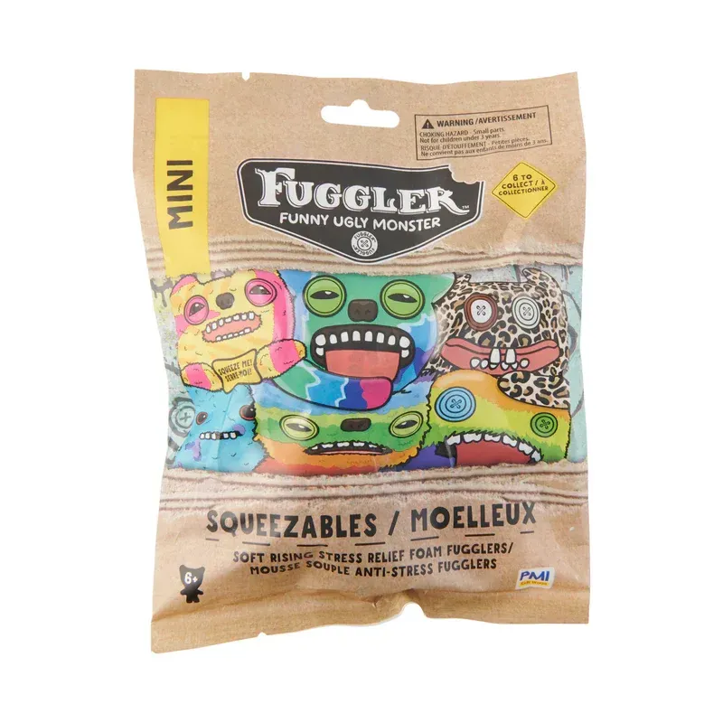 Fuggler ZURU Mini Squeezables Soft Rising Stress Relief Foam Fugglers Assortment