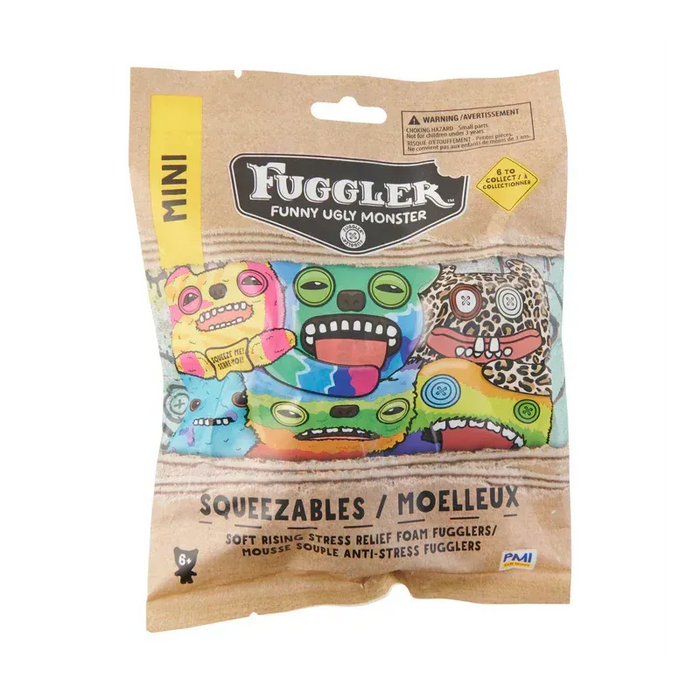 Fuggler ZURU Mini Squeezables Soft Rising Stress Relief Foam Fugglers Assortment