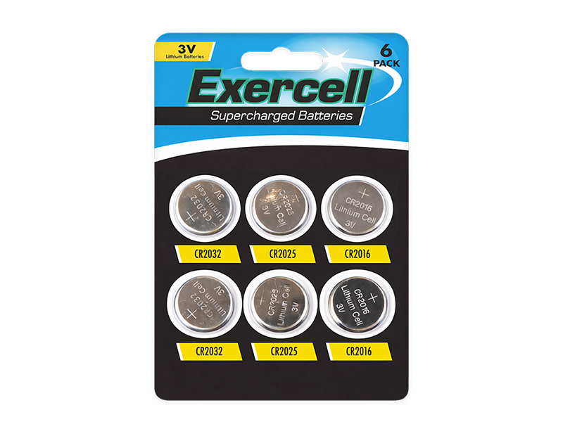 3V Lithium Batteries 6pk