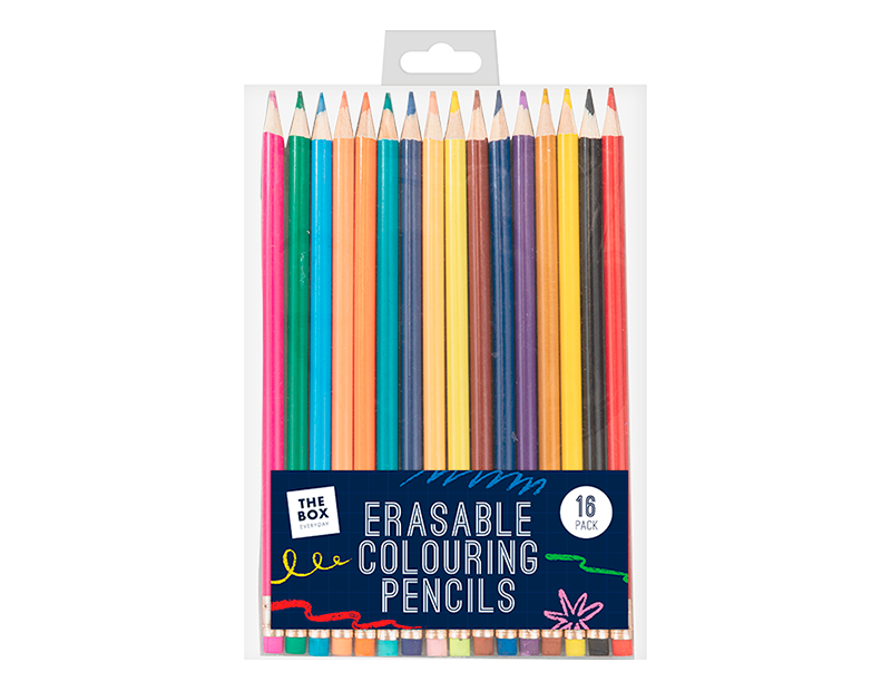Erasable Colouring Pencils 16pk