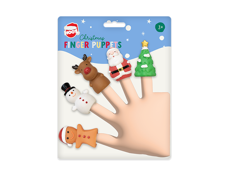 Christmas Finger Puppets 5pk