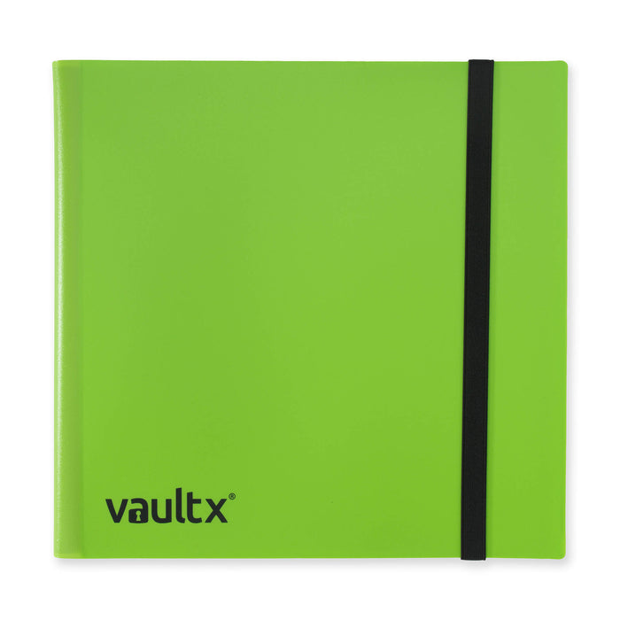 12-Pocket Strap Binder - Green