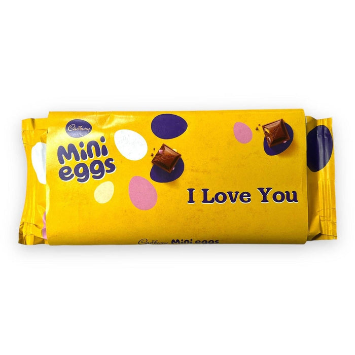Cadbury Personalised Chocolate Mini Eggs Bar 110g Choose Name Easter Birthday!