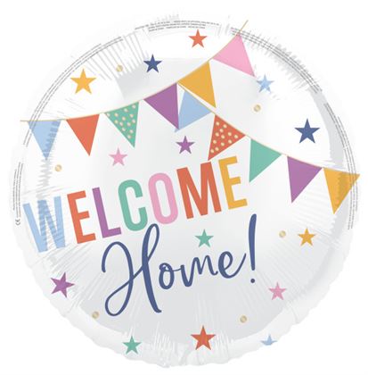 Welcome Home Foil Balloon (Optional Helium Inflation)