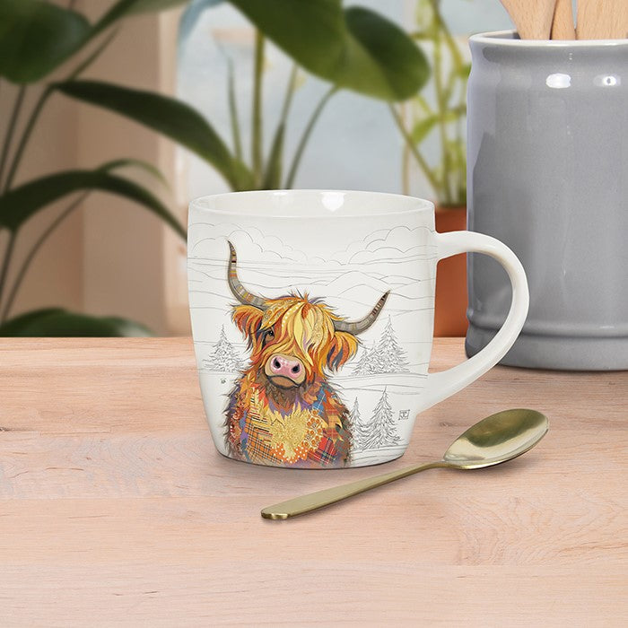 Bug Art Mug Highland Cow