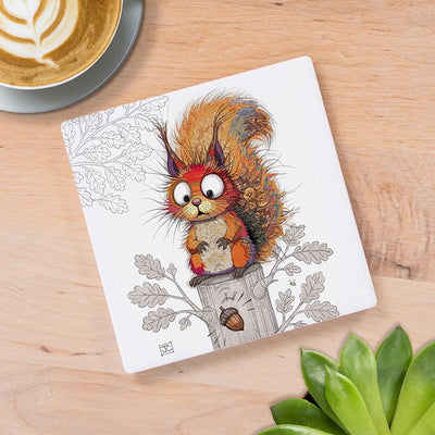 Bug Art Coaster Squirrel