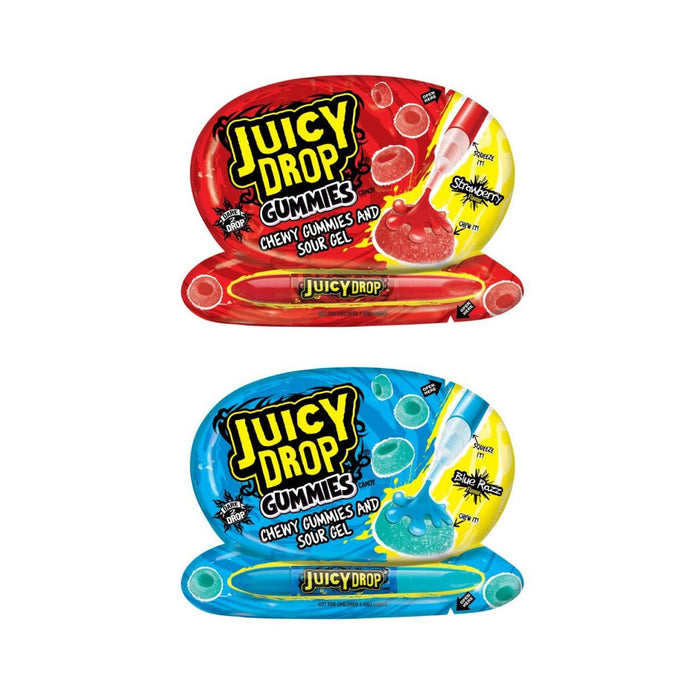 Juicy Drop Gummies & Sour Gel 12 x 57g Packs BBE: 06/04/25
