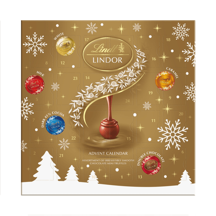 Lindt Lindor Assorted Mini Truffle Advent Calendar 117g